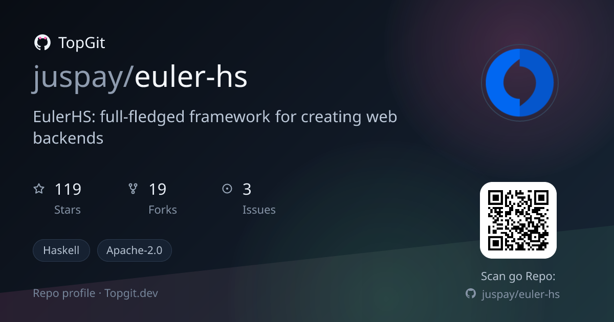 TopGit repo profile image for juspay/euler-hs