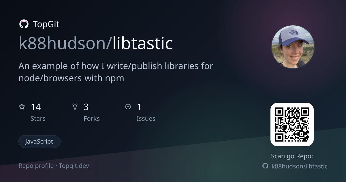 TopGit repo profile image for k88hudson/libtastic