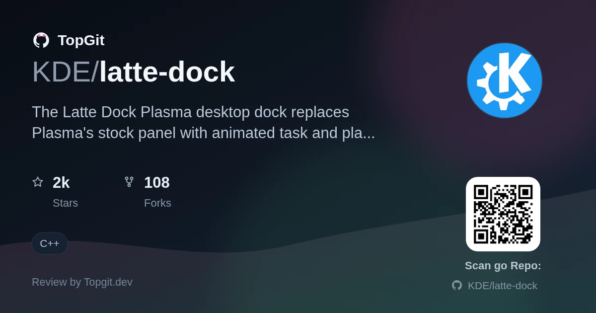 TopGit repo profile image for KDE/latte-dock