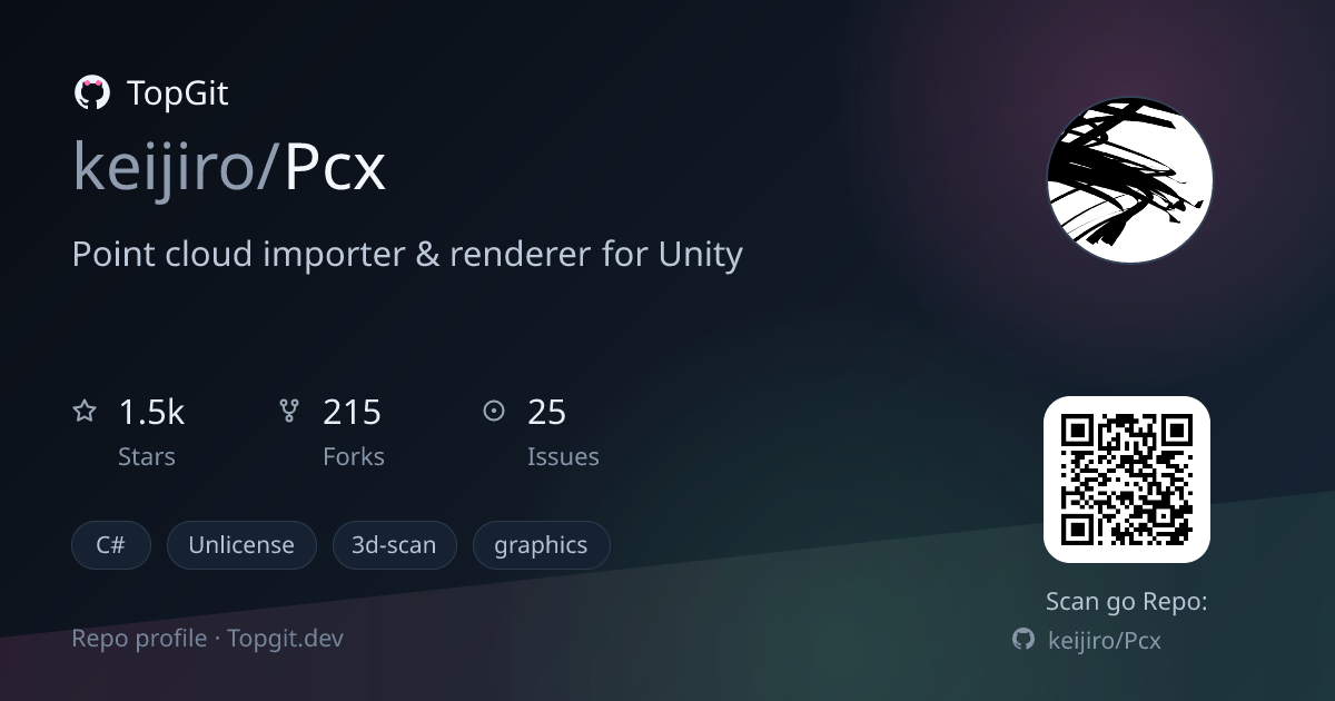 TopGit repo profile image for keijiro/Pcx
