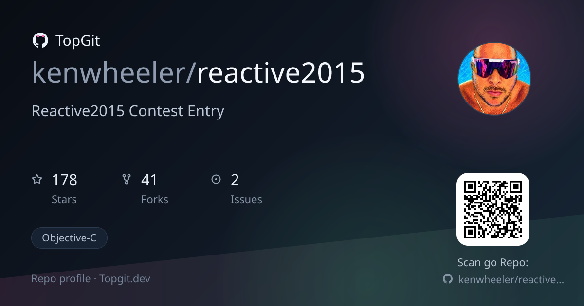 TopGit repo profile image for kenwheeler/reactive2015