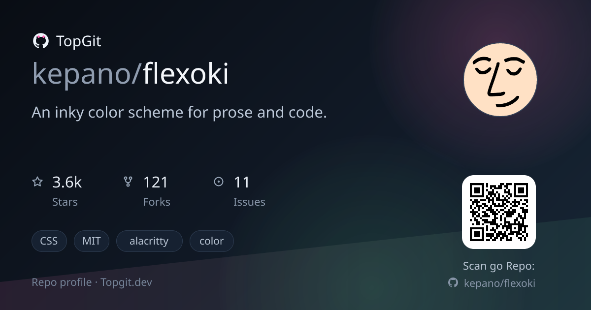 TopGit repo profile image for kepano/flexoki