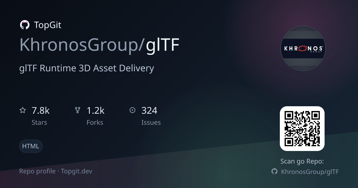 TopGit repo profile image for KhronosGroup/glTF