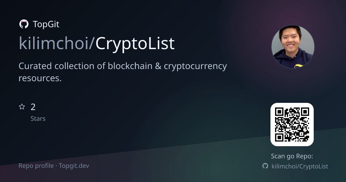 TopGit repo profile image for kilimchoi/CryptoList