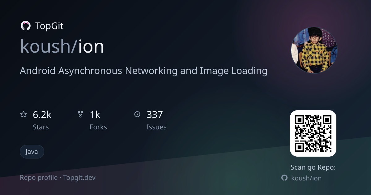 TopGit repo profile image for koush/ion