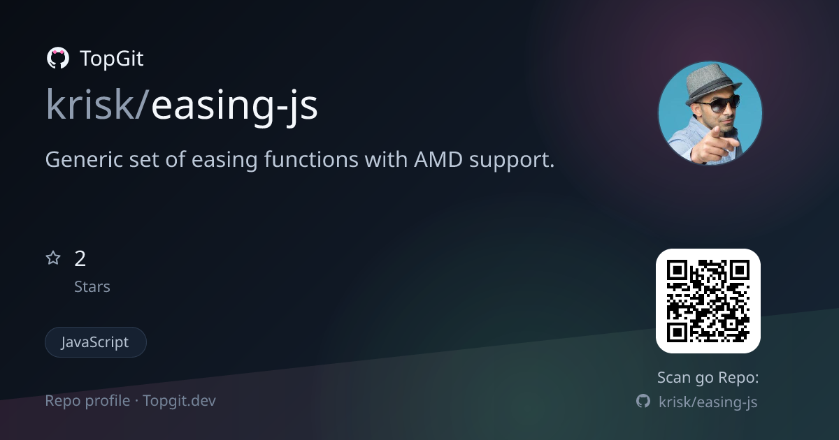 TopGit repo profile image for krisk/easing-js