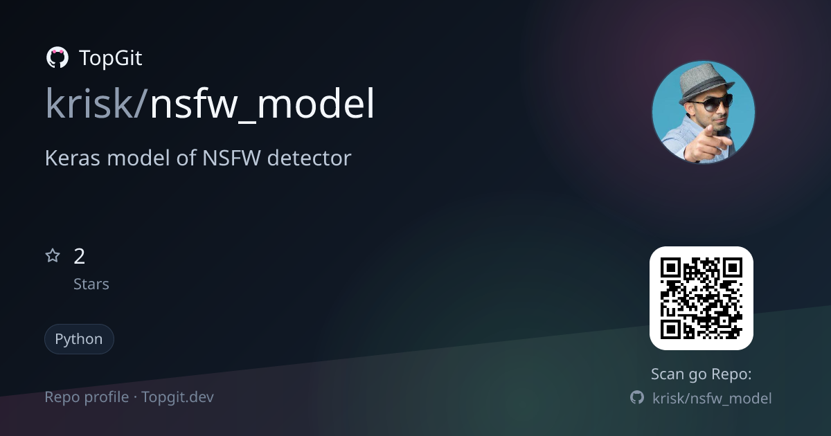 TopGit repo profile image for krisk/nsfw_model