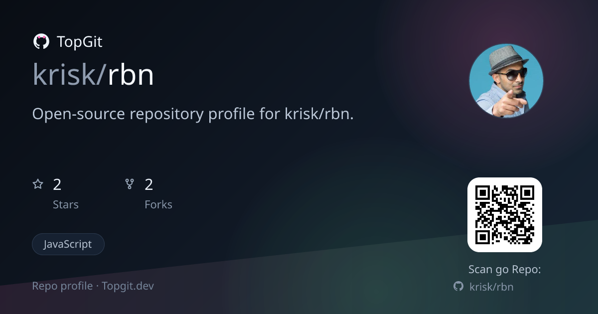 TopGit repo profile image for krisk/rbn