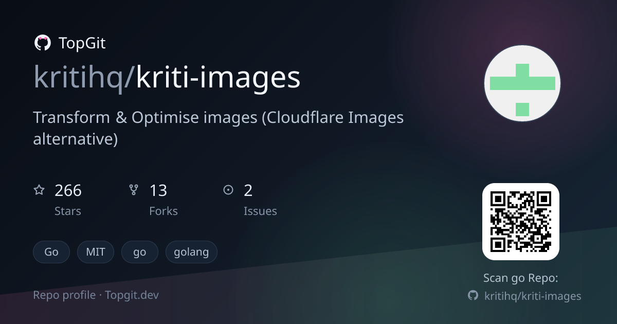 TopGit repo profile image for kritihq/kriti-images