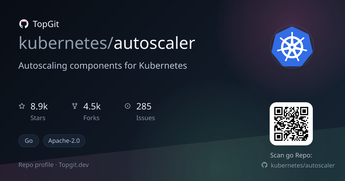 TopGit repo profile image for kubernetes/autoscaler