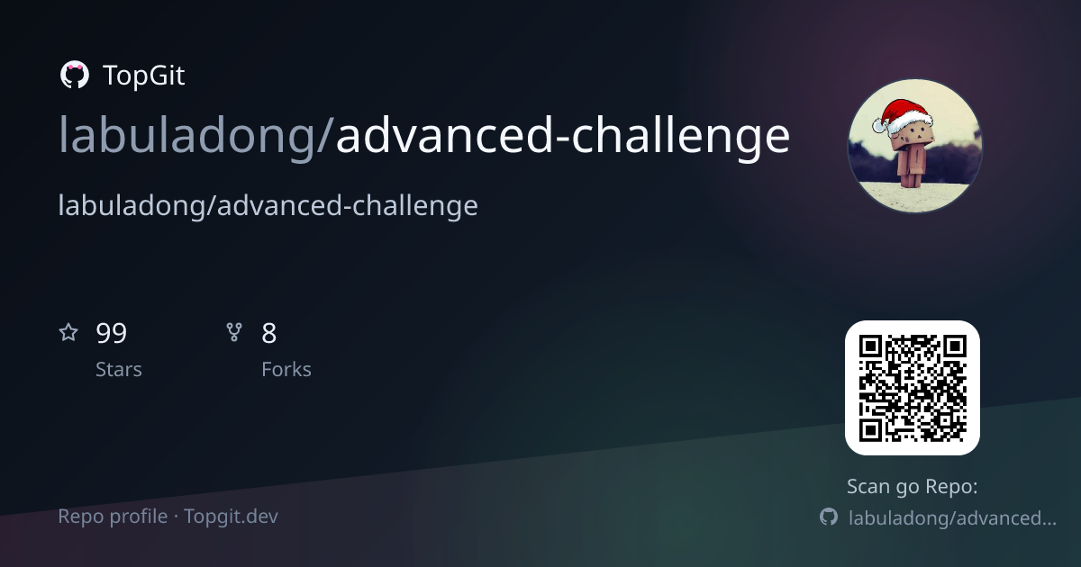 TopGit repo profile image for labuladong/advanced-challenge