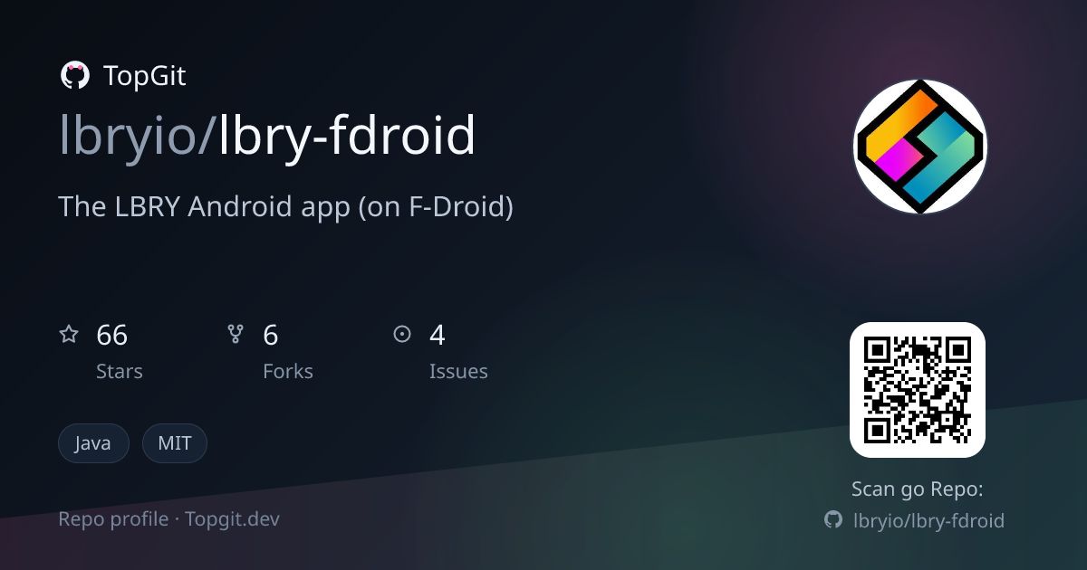 TopGit repo profile image for lbryio/lbry-fdroid