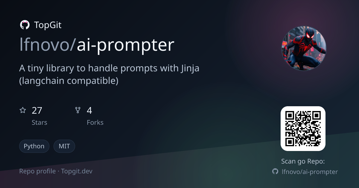 TopGit repo profile image for lfnovo/ai-prompter