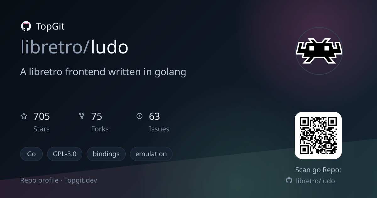 TopGit repo profile image for libretro/ludo