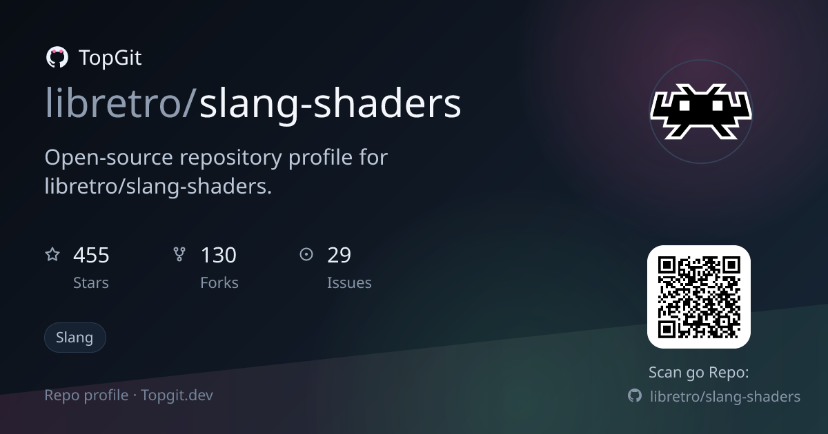 TopGit repo profile image for libretro/slang-shaders