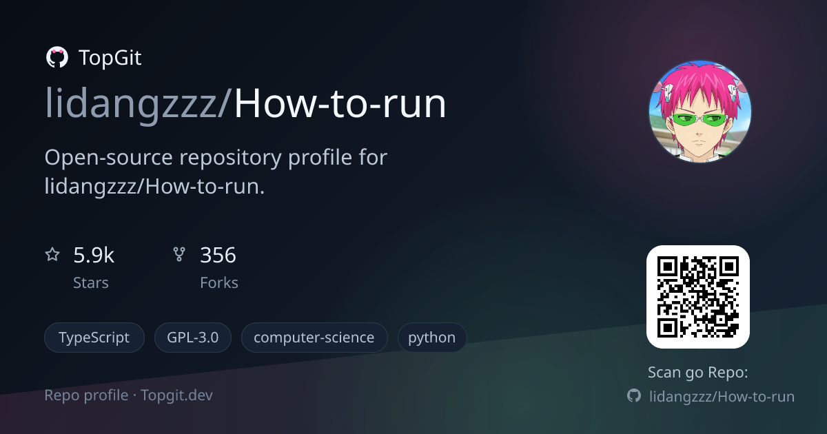 TopGit repo profile image for lidangzzz/How-to-run