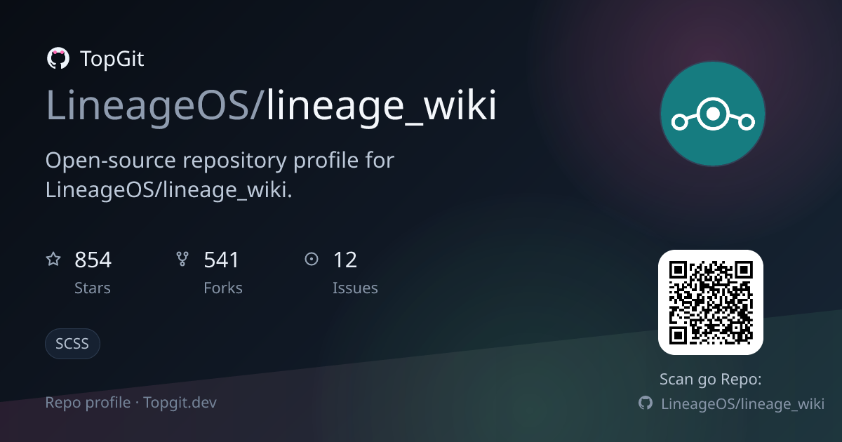 TopGit repo profile image for LineageOS/lineage_wiki