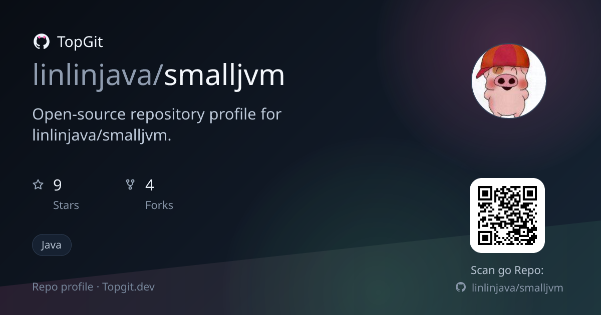 TopGit repo profile image for linlinjava/smalljvm