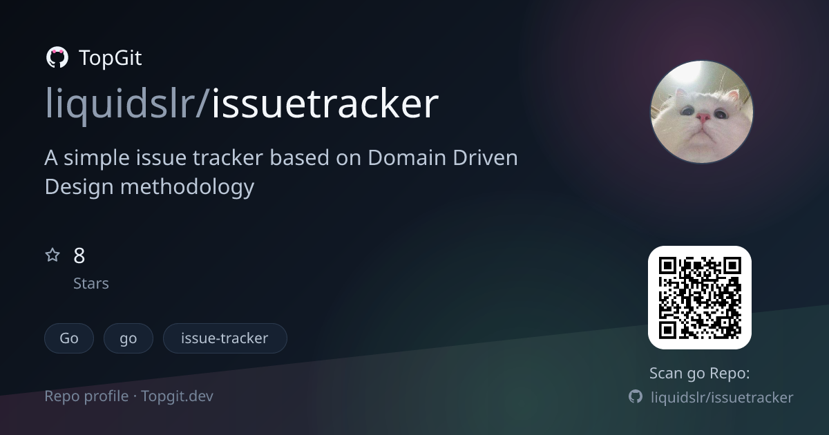 TopGit repo profile image for liquidslr/issuetracker