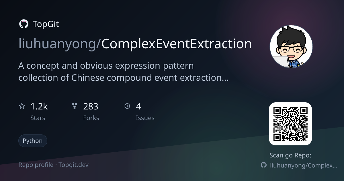 TopGit repo profile image for liuhuanyong/ComplexEventExtraction