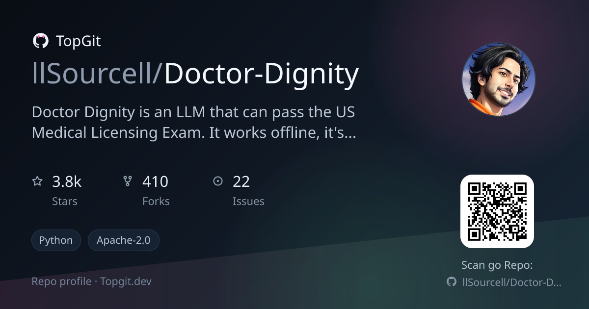 TopGit repo profile image for llSourcell/Doctor-Dignity