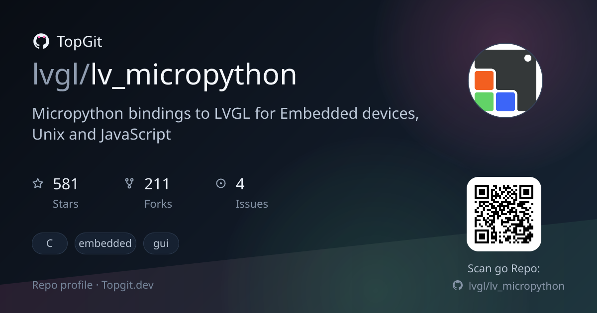 TopGit repo profile image for lvgl/lv_micropython
