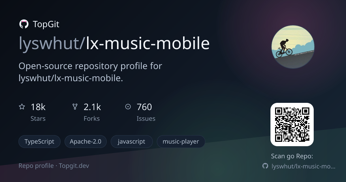 TopGit repo profile image for lyswhut/lx-music-mobile