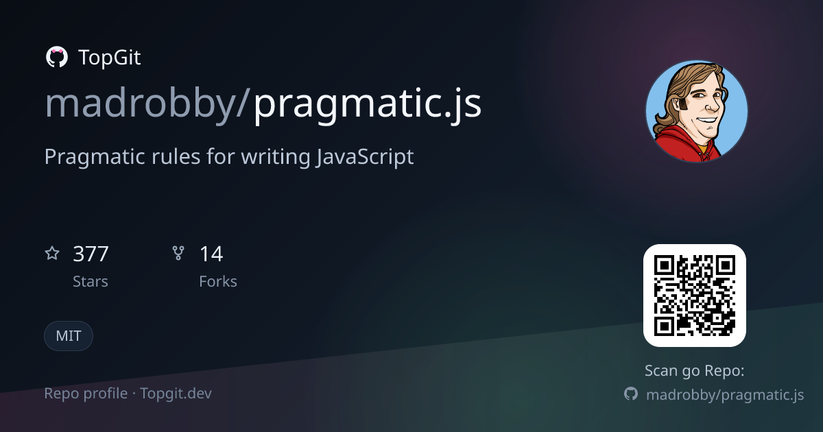 TopGit repo profile image for madrobby/pragmatic.js