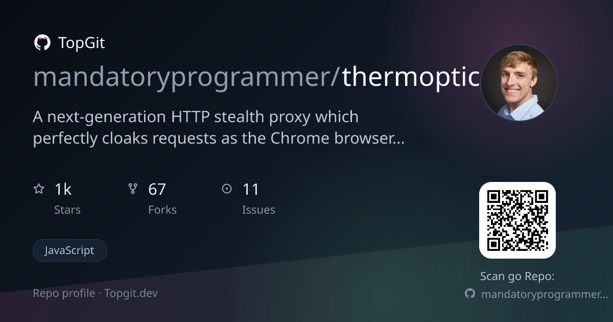 TopGit repo profile image for mandatoryprogrammer/thermoptic