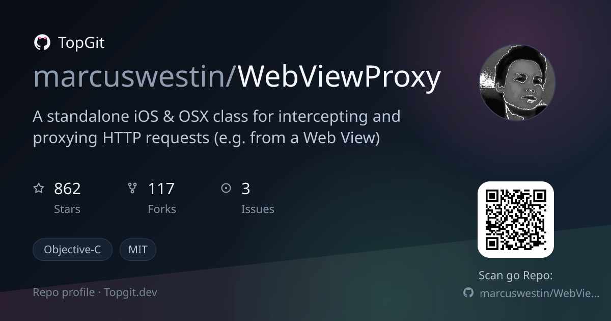 TopGit repo profile image for marcuswestin/WebViewProxy