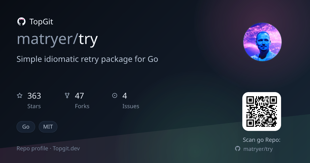 TopGit repo profile image for matryer/try