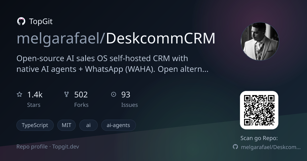 TopGit repo profile image for melgarafael/DeskcommCRM