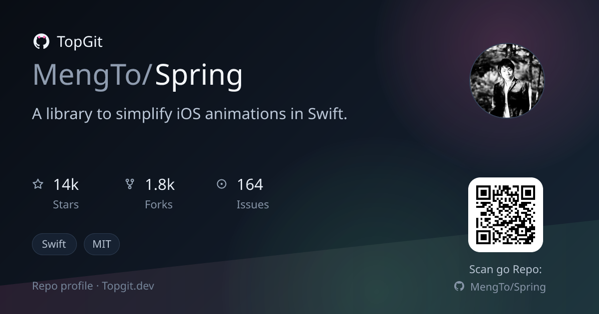 TopGit repo profile image for MengTo/Spring