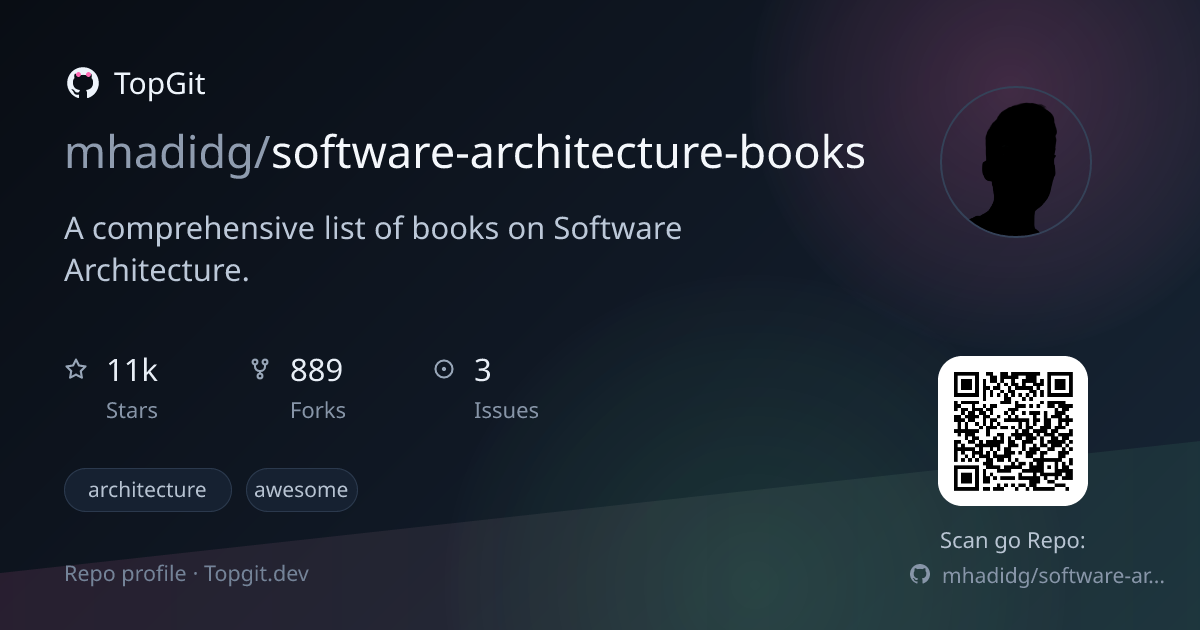 TopGit repo profile image for mhadidg/software-architecture-books