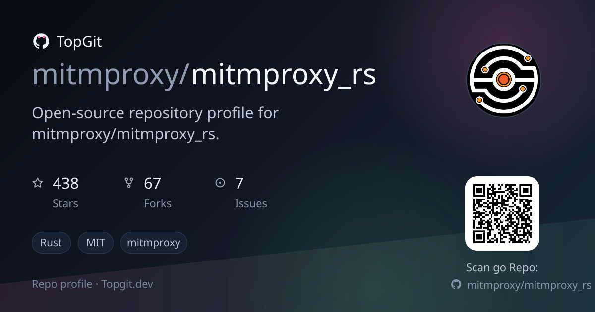 TopGit repo profile image for mitmproxy/mitmproxy_rs
