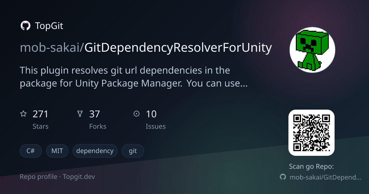 TopGit repo profile image for mob-sakai/GitDependencyResolverForUnity