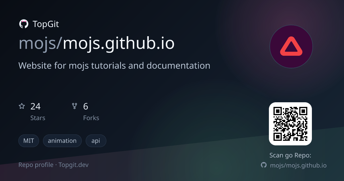 TopGit repo profile image for mojs/mojs.github.io