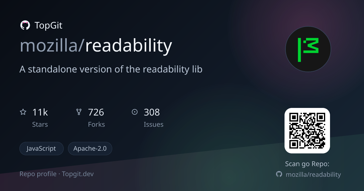 TopGit repo profile image for mozilla/readability