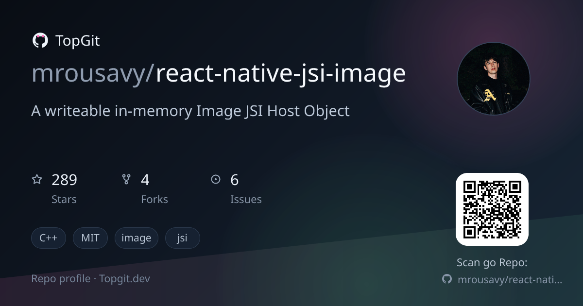 TopGit repo profile image for mrousavy/react-native-jsi-image