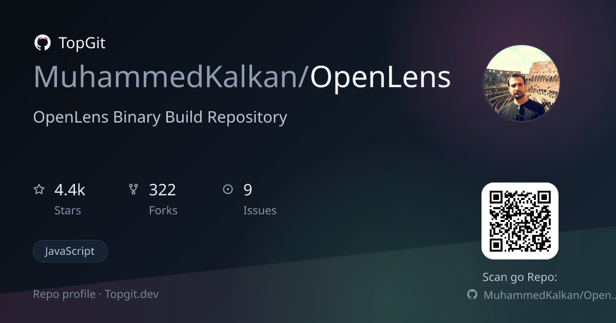TopGit repo profile image for MuhammedKalkan/OpenLens