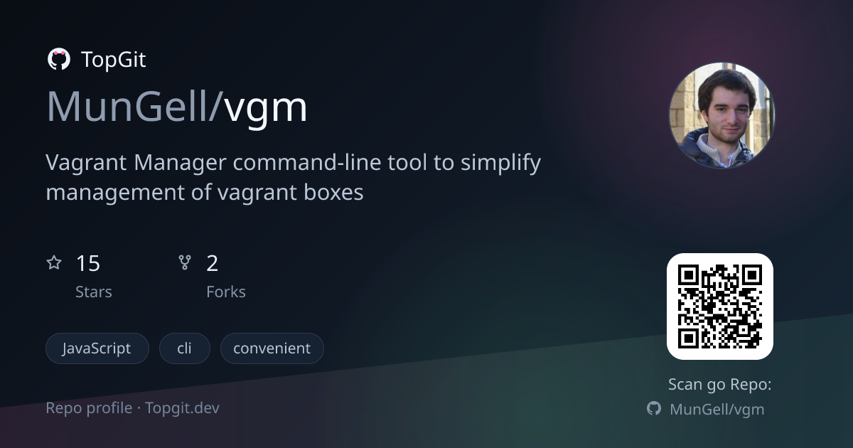 TopGit repo profile image for MunGell/vgm