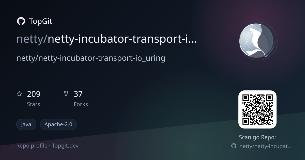TopGit repo profile image for netty/netty-incubator-transport-io_uring