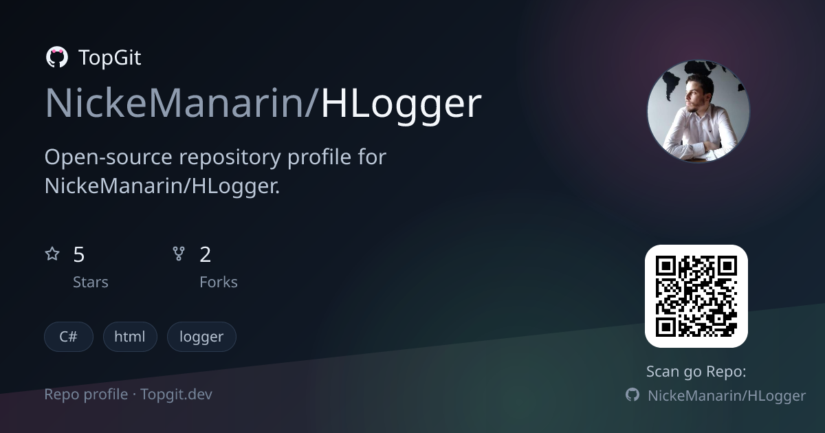 TopGit repo profile image for NickeManarin/HLogger