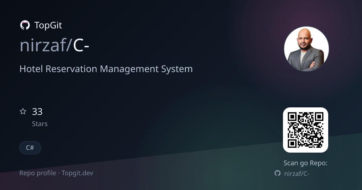 TopGit repo profile image for nirzaf/C-
