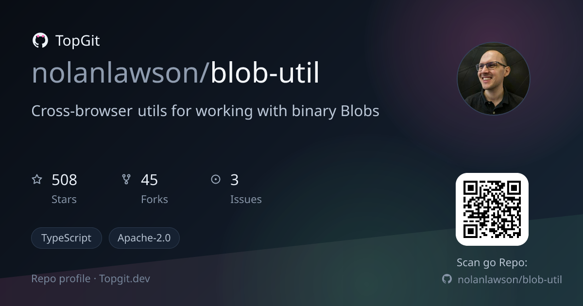 TopGit repo profile image for nolanlawson/blob-util