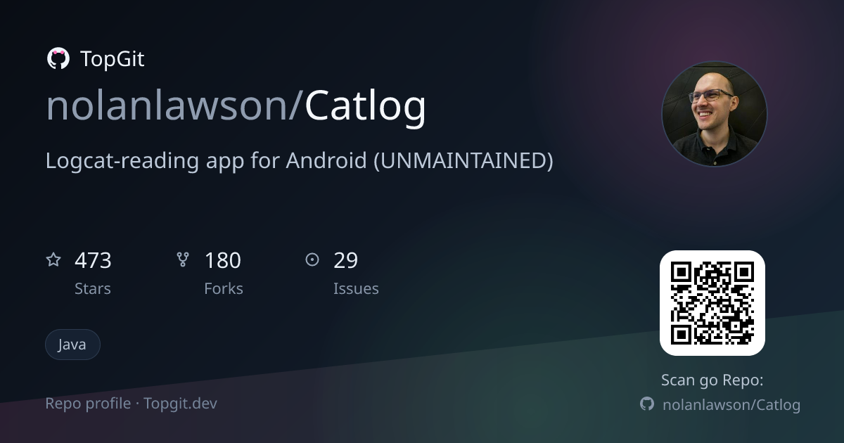 TopGit repo profile image for nolanlawson/Catlog