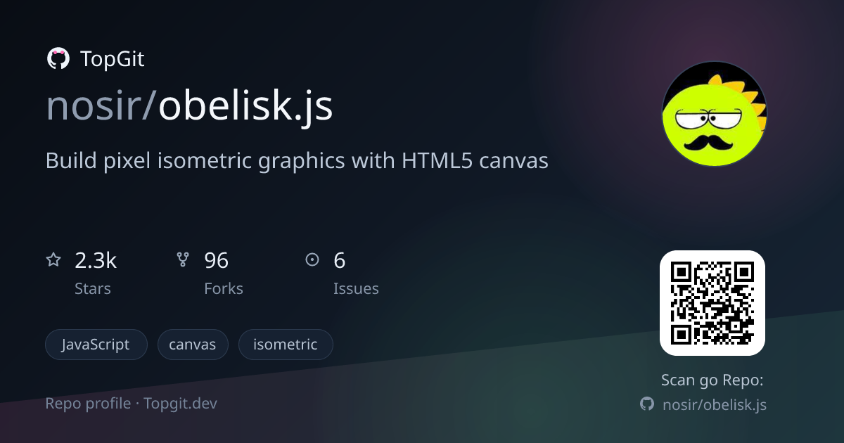 TopGit repo profile image for nosir/obelisk.js