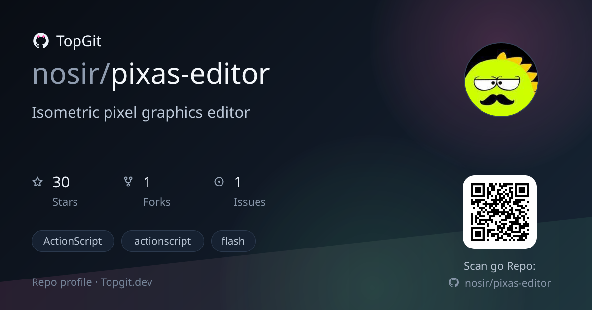 TopGit repo profile image for nosir/pixas-editor