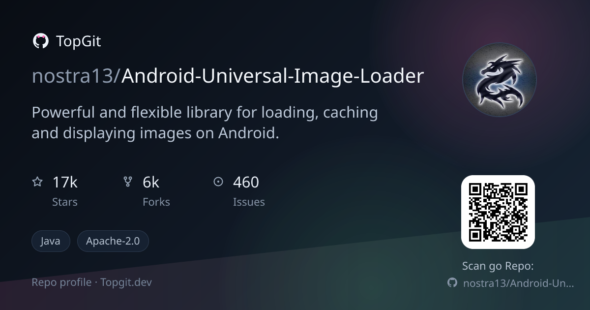 TopGit repo profile image for nostra13/Android-Universal-Image-Loader