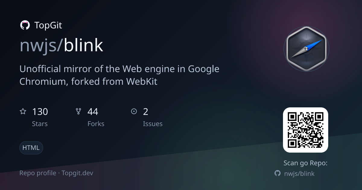 TopGit repo profile image for nwjs/blink